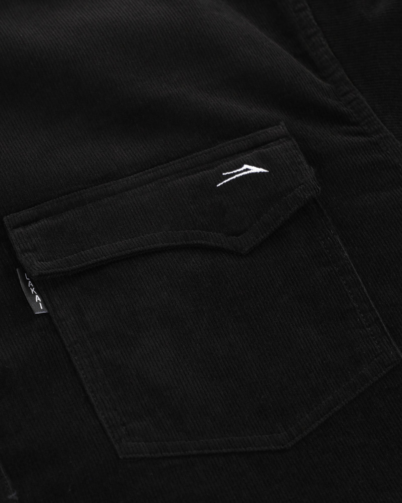 lakai-stacked-placket-corduroy-hemd-langarm-schwarz image 8
