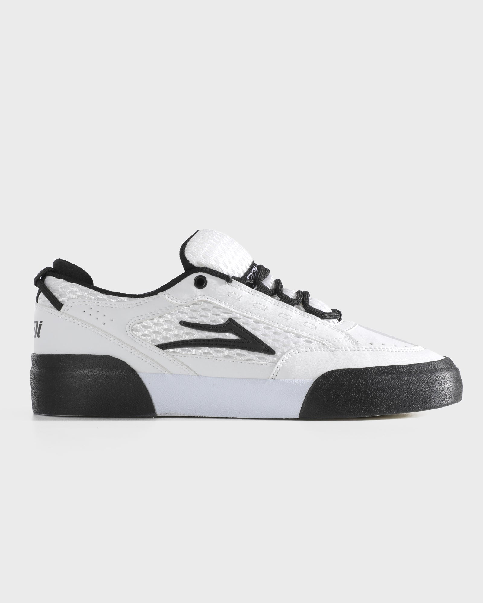 lakai-aran-skate-schuh-white-leather-black image 1