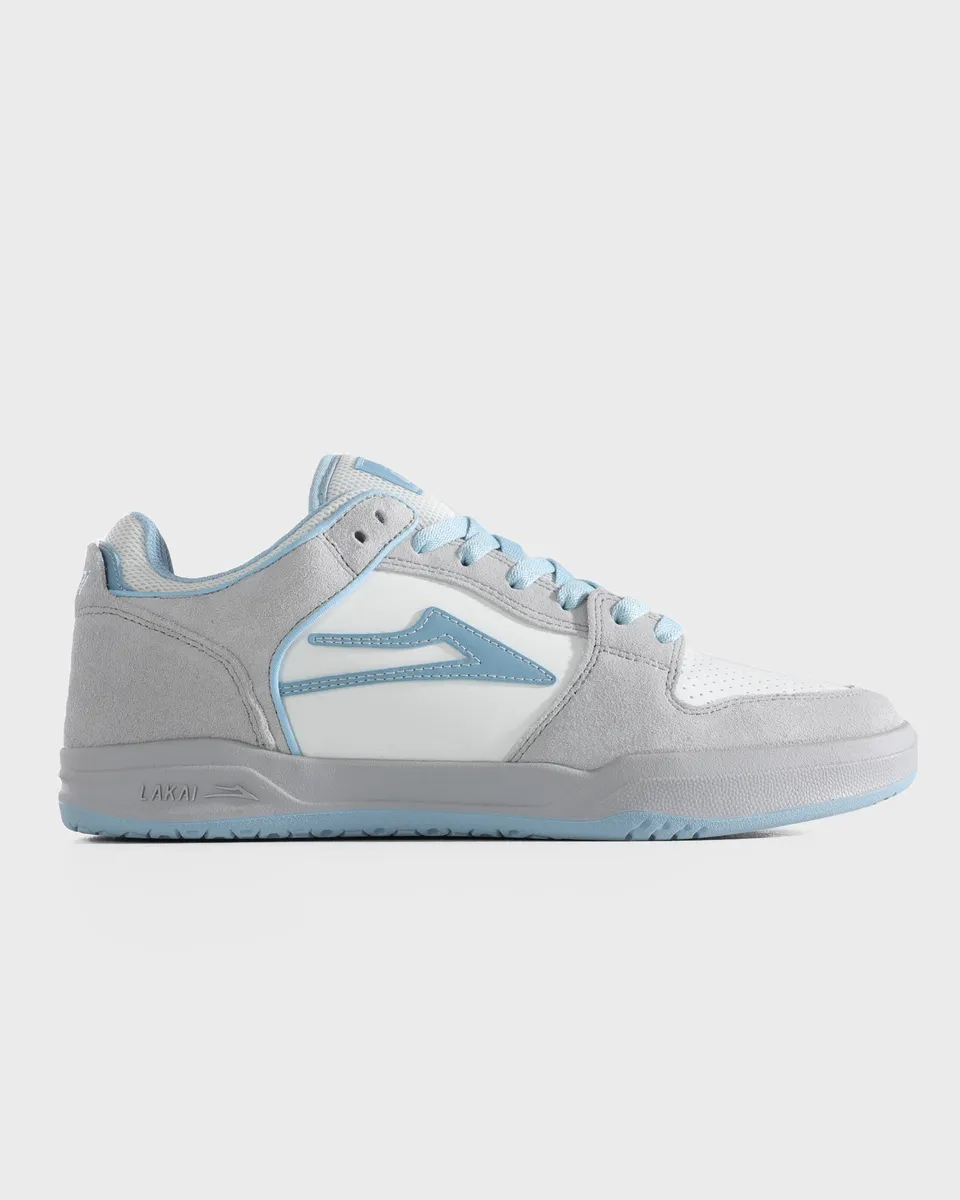 lakai-telford-low-skate-schuh-grey-suede-desaturated-blue image 1