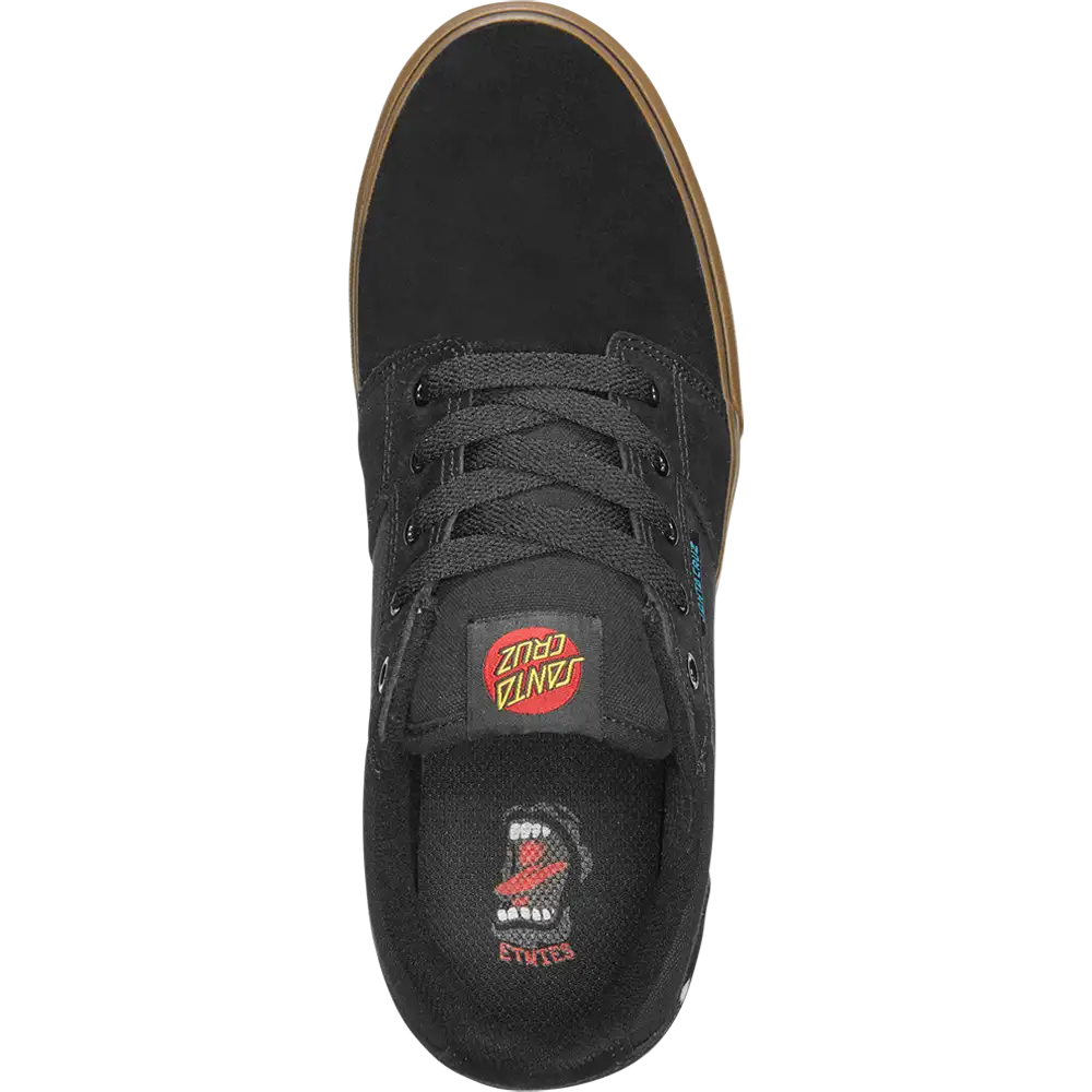 etnies-barge-ls-x-santa-cruz-schwarz-gum-skateschuh image 2