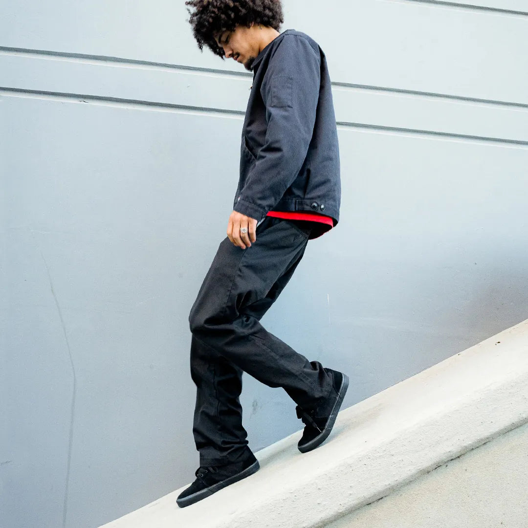etnies-barge-ls-skate-schuh-low-top-black-dirty-wash-hemp image 6