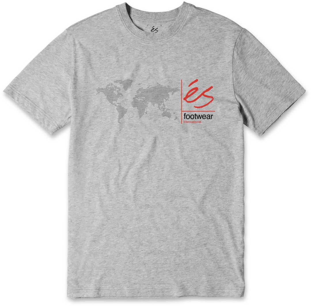 s-digi-map-t-shirt-grey-heather image 1