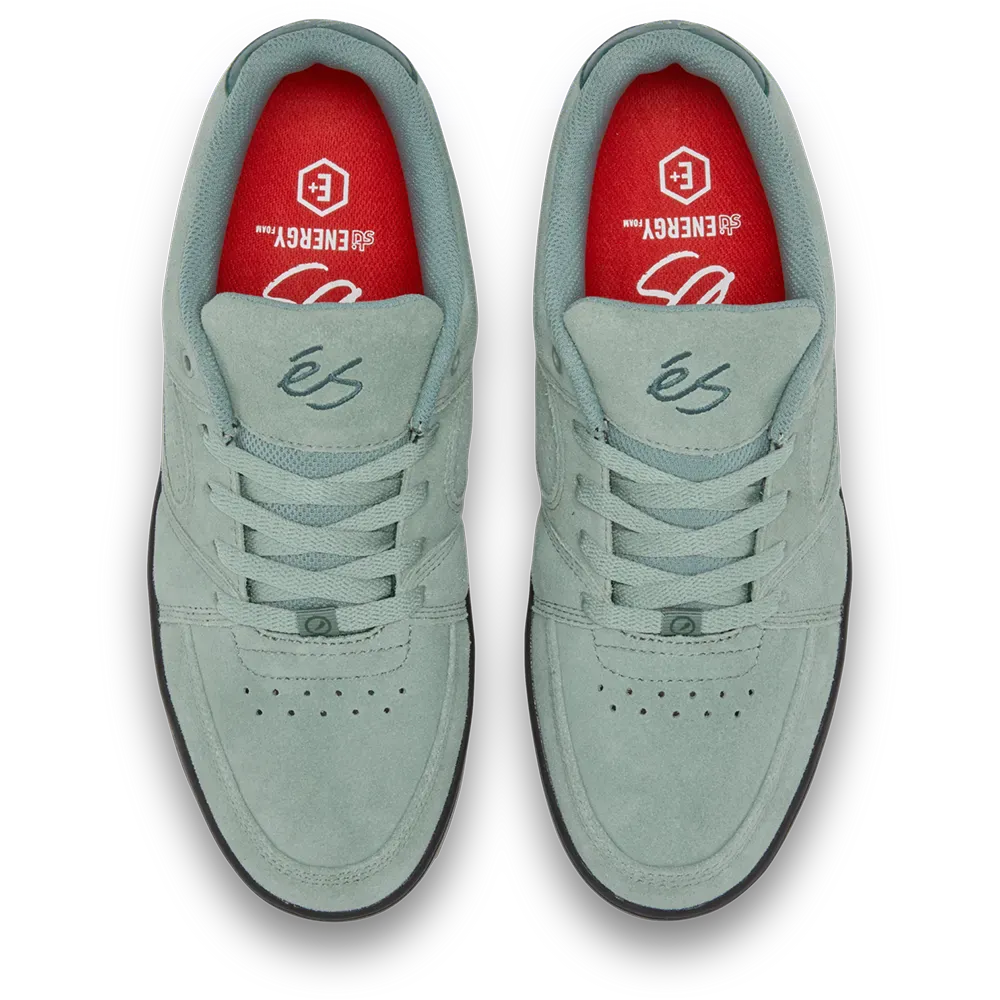 s-accel-slim-skate-schuh-green-black-lowtop image 2