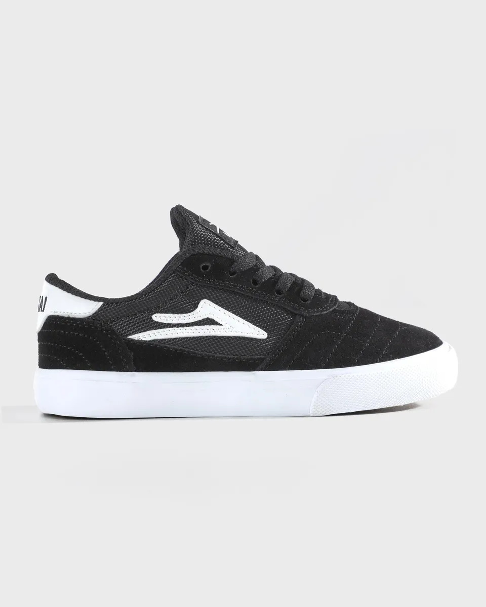 lakai-cambridge-kids-black-white-suede image 1