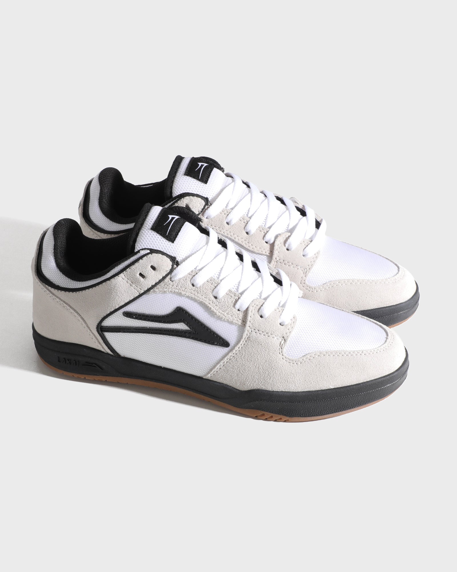 lakai-telford-low-white-suede-cordura-black-skateschuh image 2