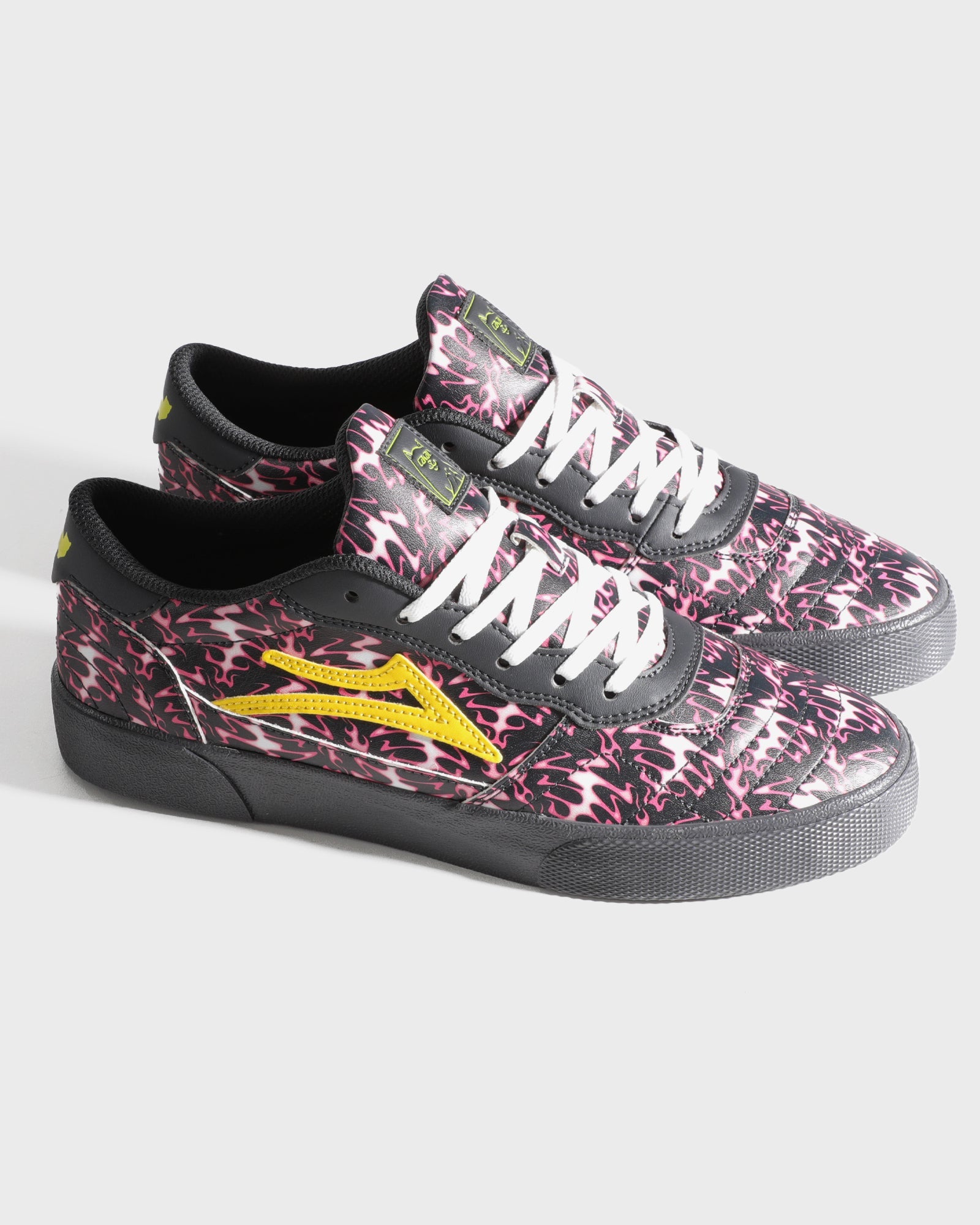 lakai-cambridge-x-ripndip-pink-flame-skate-schuh image 2