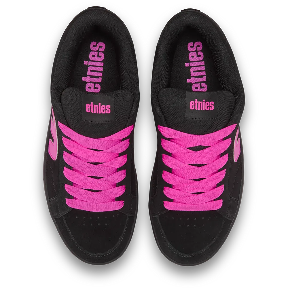 etnies-kingpin-2k-skate-schuhe-black-pink image 2