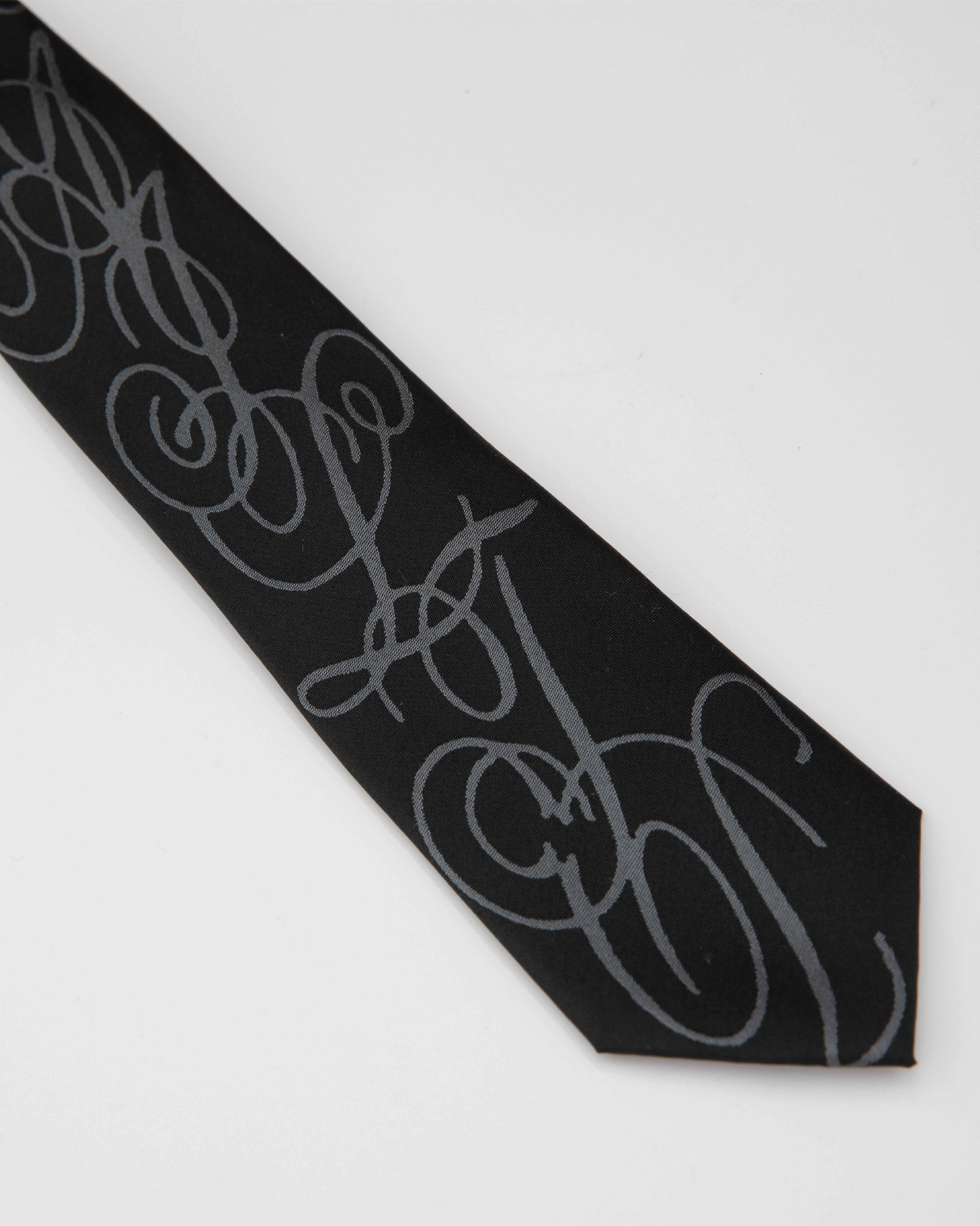 lakai-jacquard-necktie-black image 2