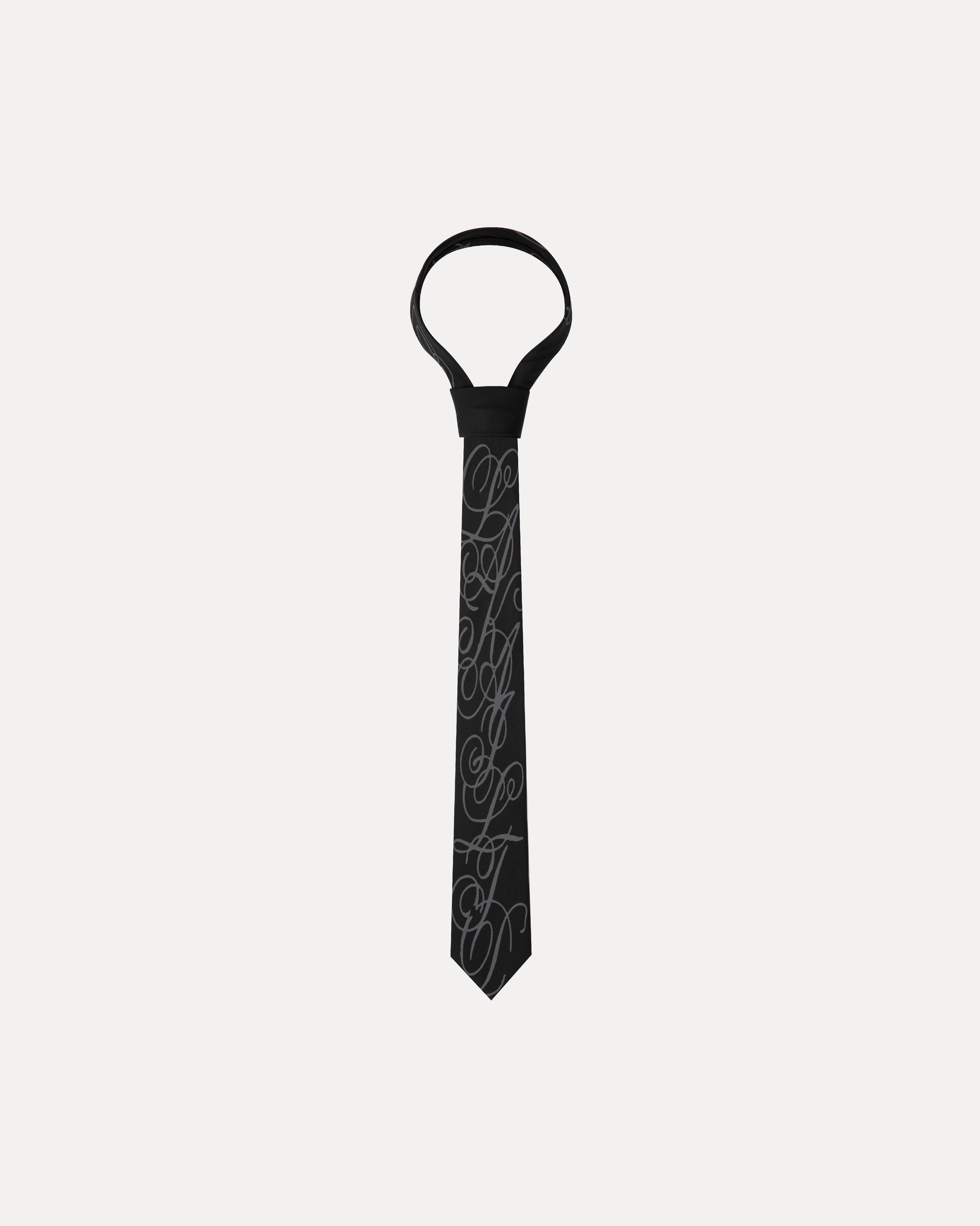 lakai-jacquard-necktie-black image 1