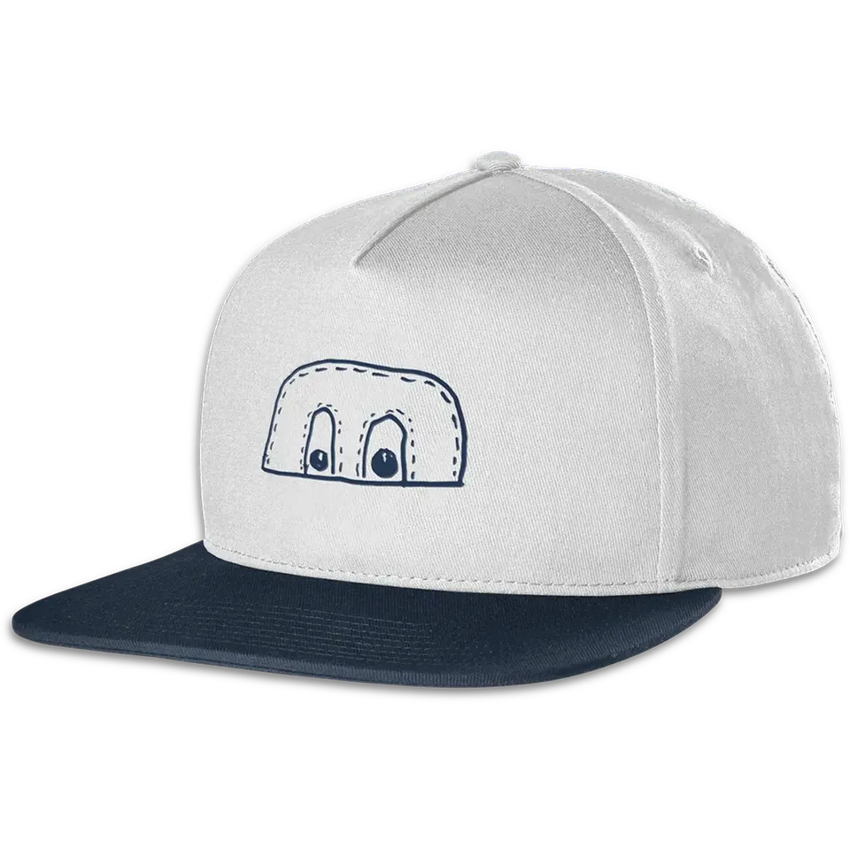 etnies-x-fos-snapback-cap-white-navy image 1
