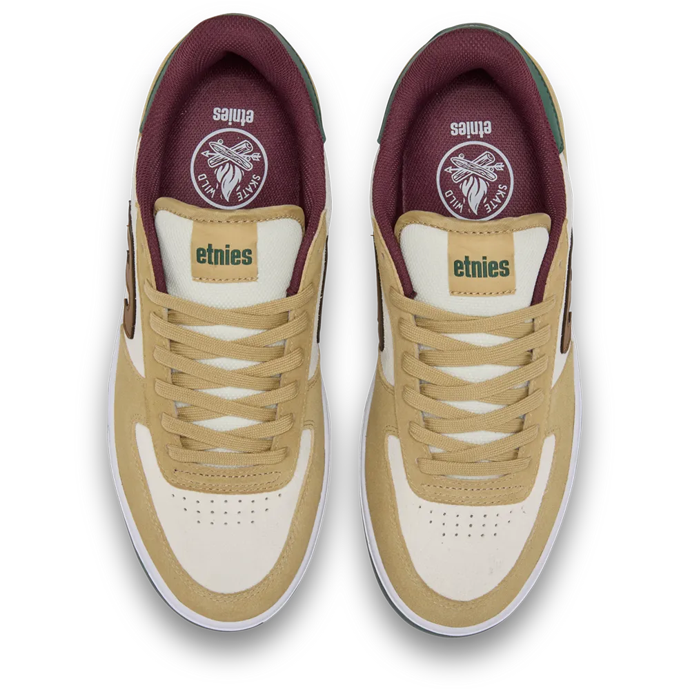 etnies-emerson-x-skate-wild-tan-green-skate-schuh image 2