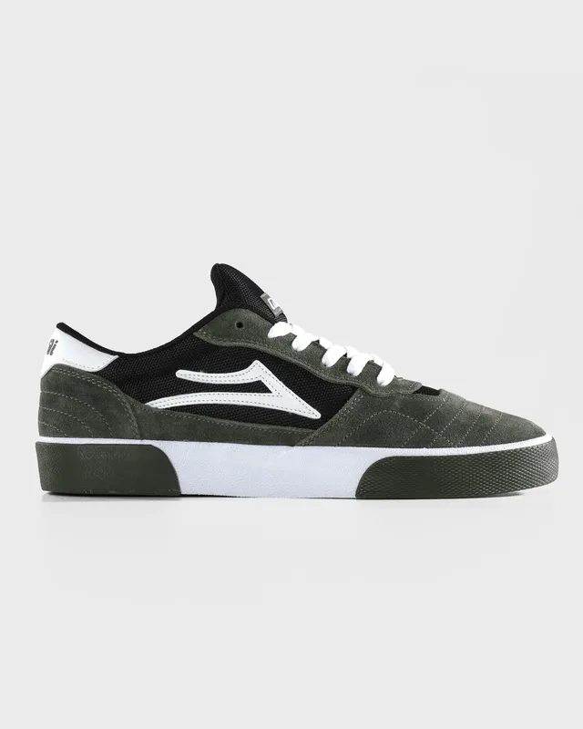 lakai-cambridge-skate-schuhe-covert-green-black-white image 1