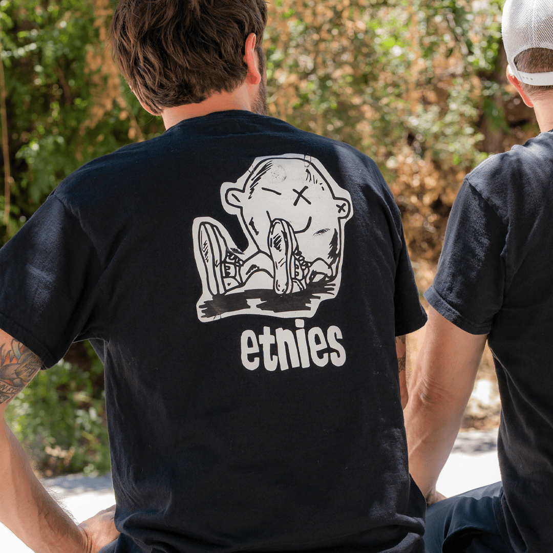 etnies-x-fos-t-shirt-schwarz-wei image 2