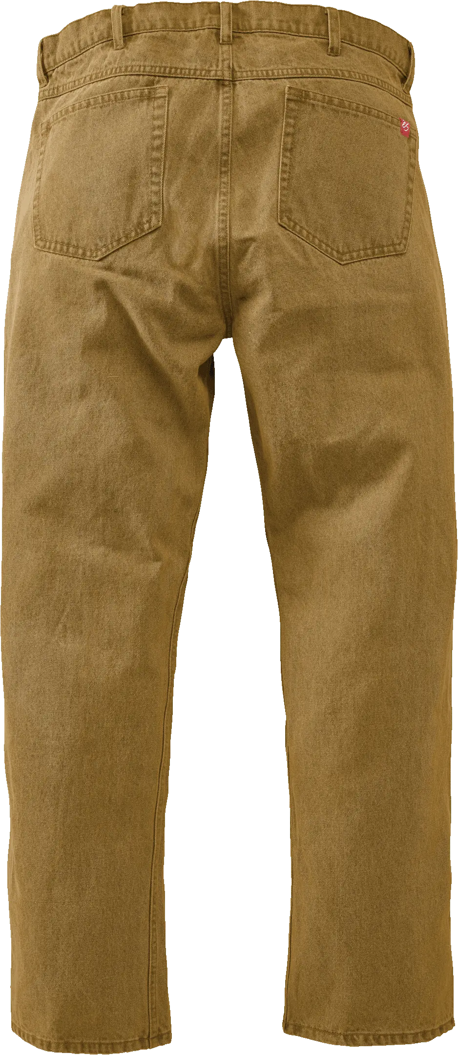 s-baggy-denim-pant-jeans-brown-baggy-fit image 2