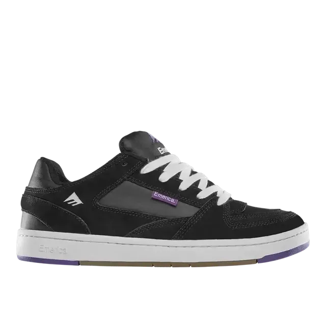emerica-mute-heritage-skate-schuh-black-white-gum image 1