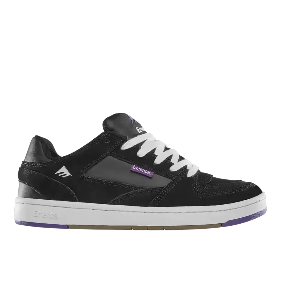emerica-mute-heritage-skate-schuh-black-white-gum image 1