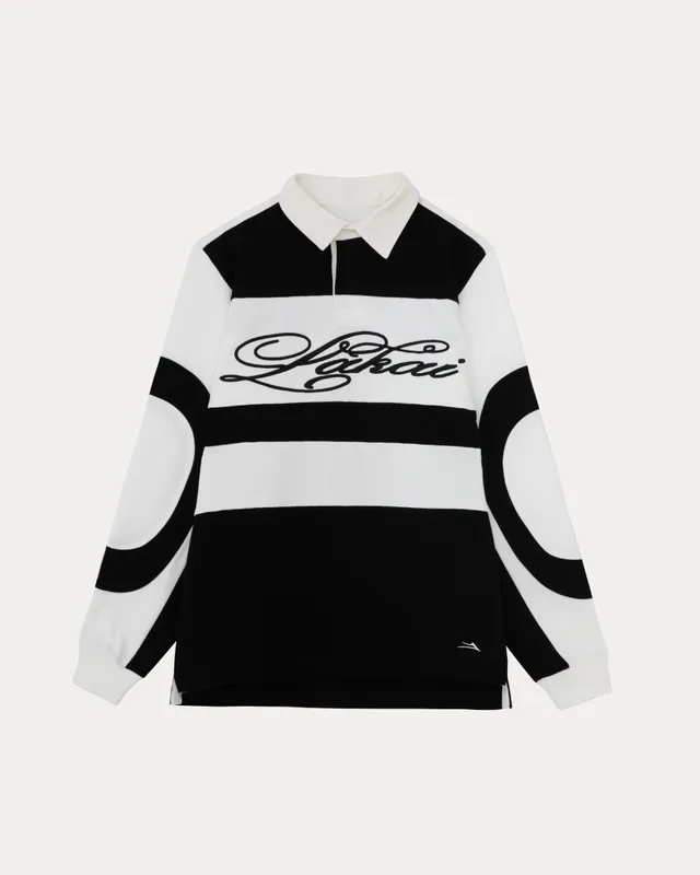 lakai-vintage-rugby-jersey-schwarz-wei image 1
