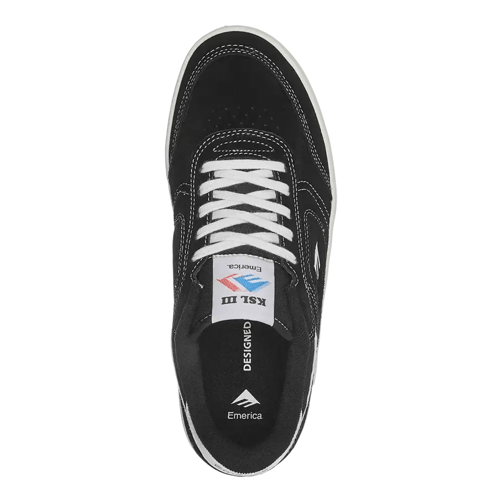 emerica-ksl-iii-skate-schuh-black-white-white-core-exclusive image 2