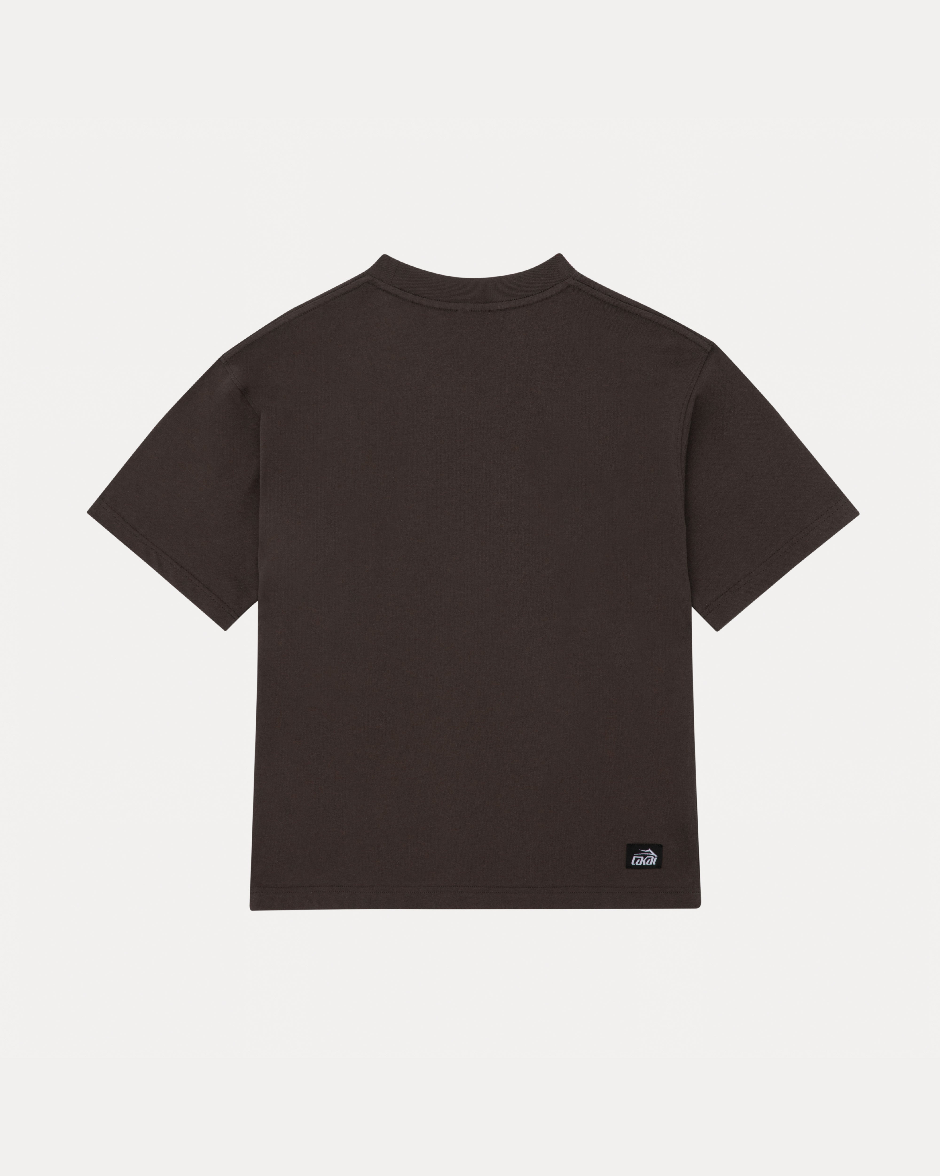 lakai-oversized-signature-tee-dark-brown image 2