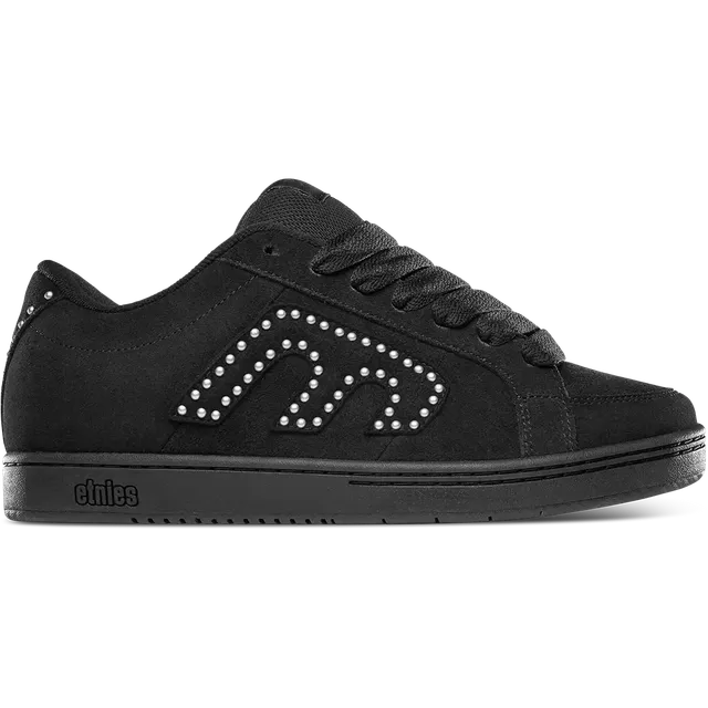 etnies-kingpin-skate-schuh-black-black-silver image 1