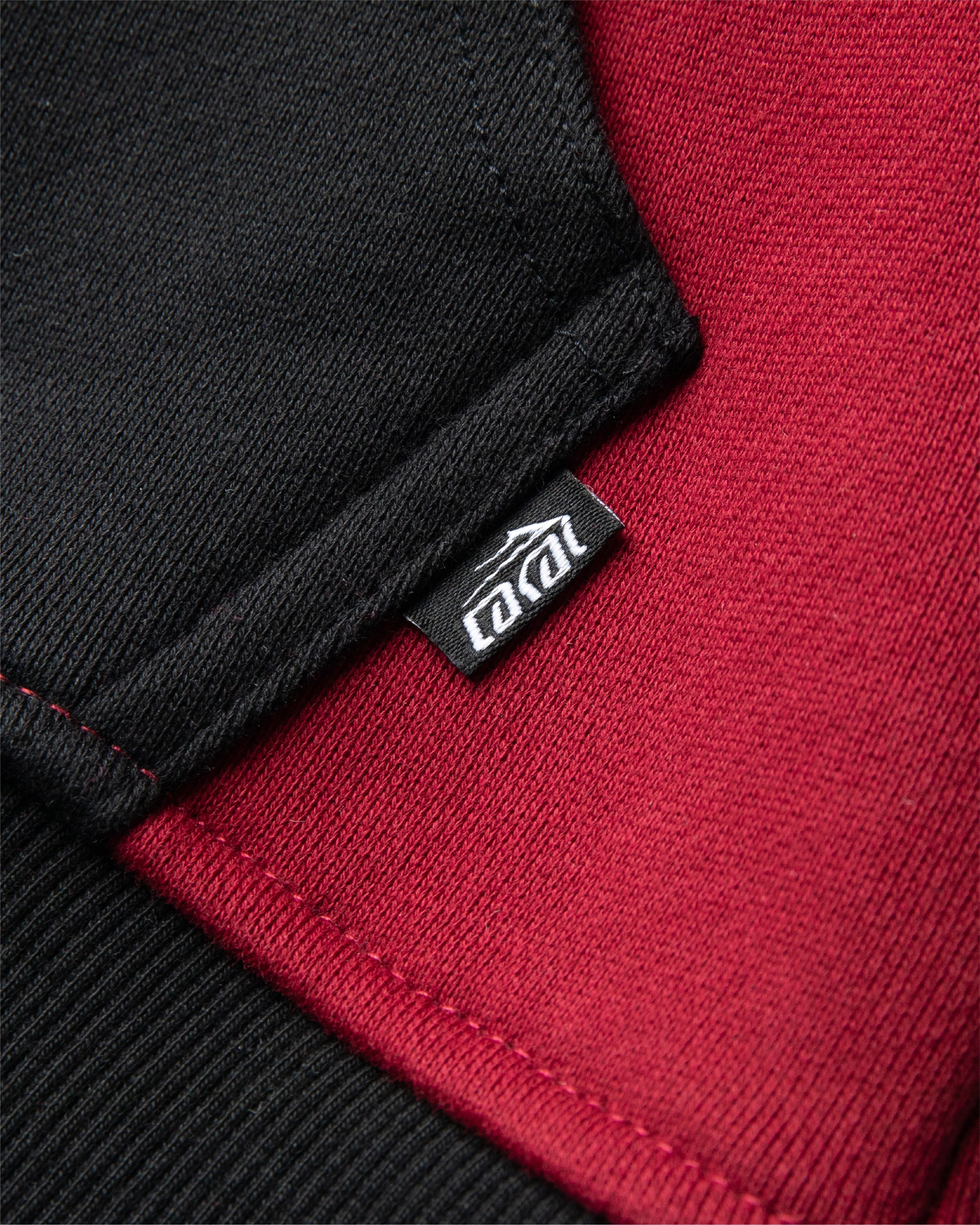 lakai-two-tone-zip-up-hoodie-red-dahlia-pirate-black image 6