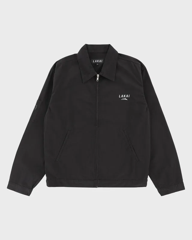 lakai-lightweight-work-jacket-black-bergangsjacke image 1