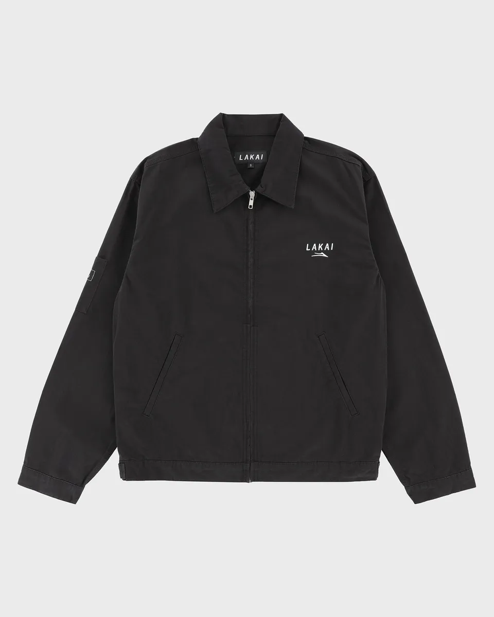 lakai-lightweight-work-jacket-black-bergangsjacke image 1