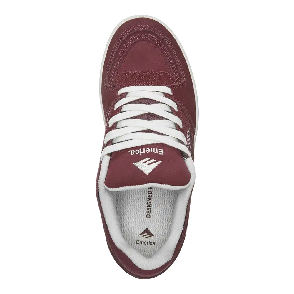 emerica-mute-skate-schuh-burgundy image 2