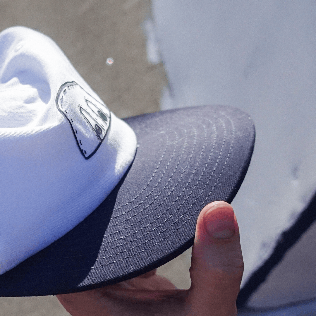 etnies-x-fos-snapback-cap-white-navy image 4