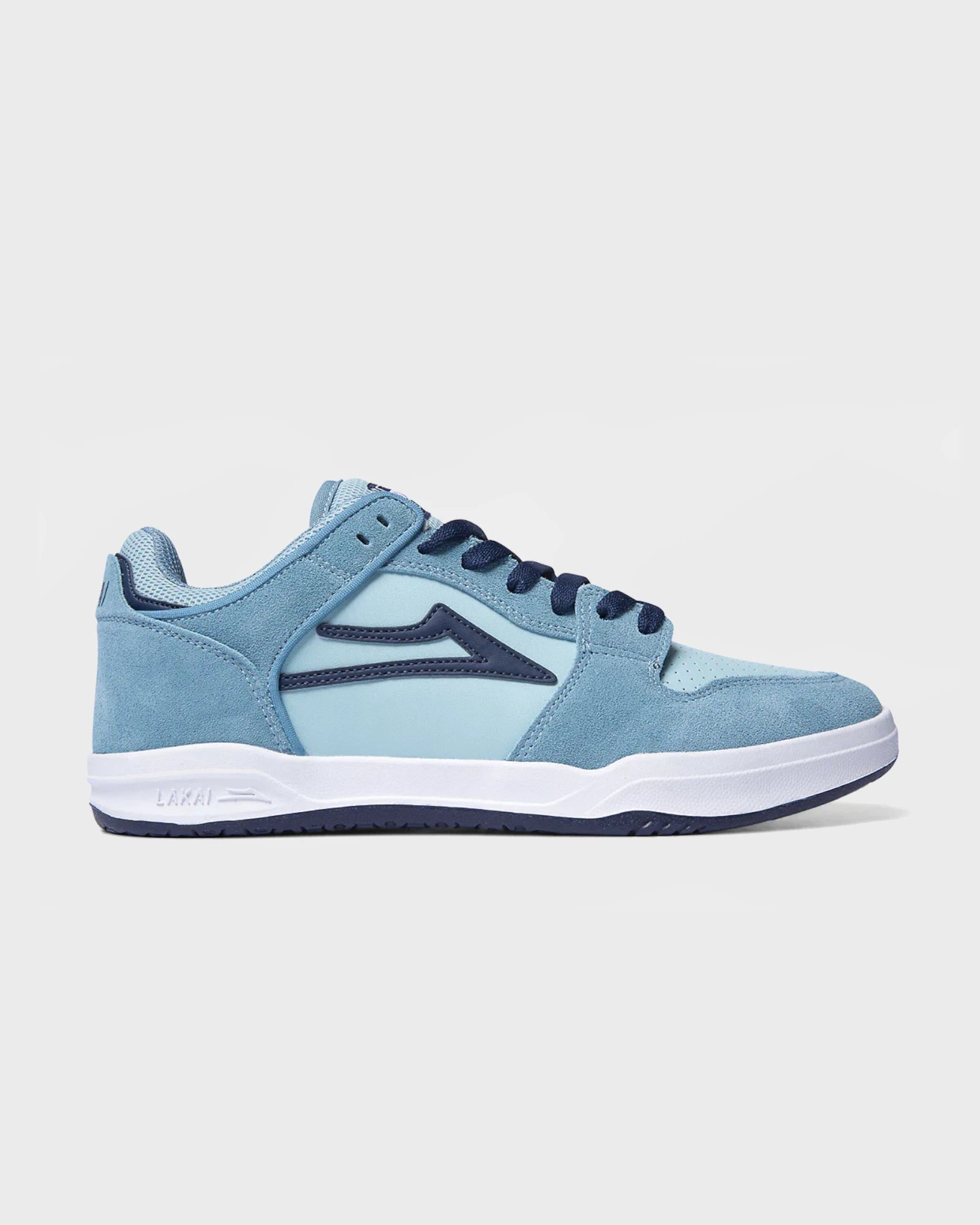 lakai-telford-low-skate-schuh-light-blue-suede image 1