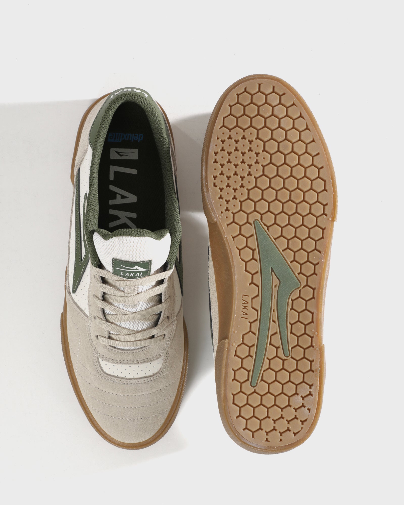lakai-cambridge-skateschuh-cream-suede image 3