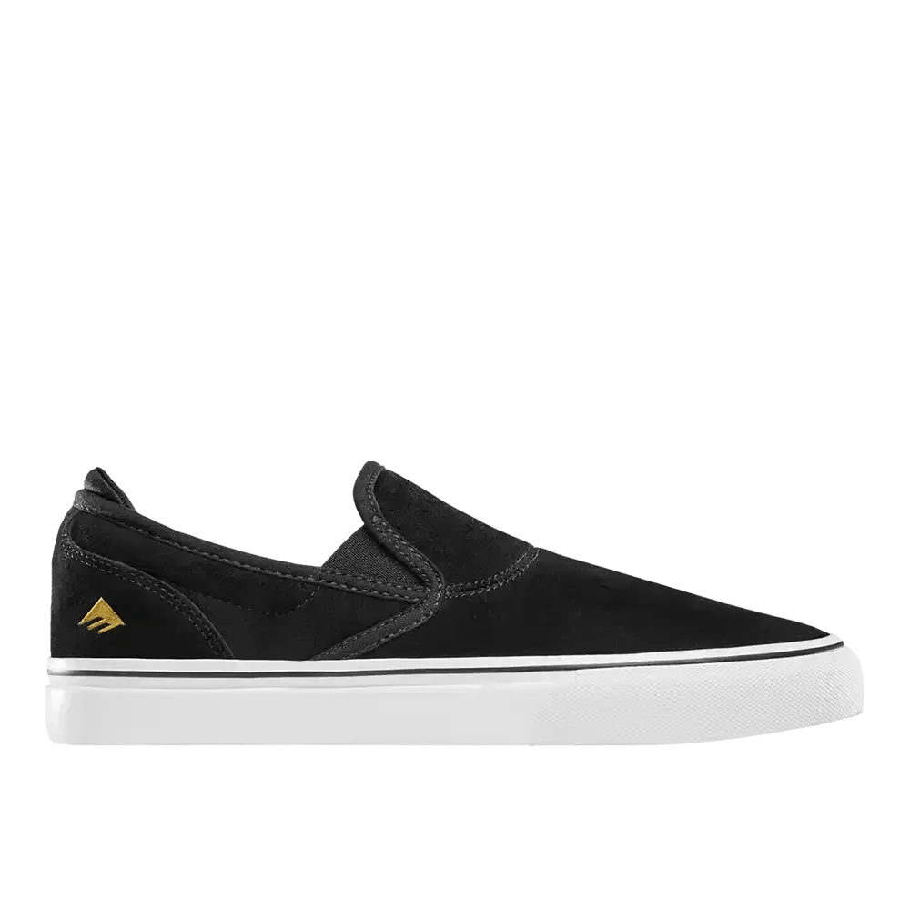 emerica-wino-g6-slip-on-skateschuh-black-white-gold image 1