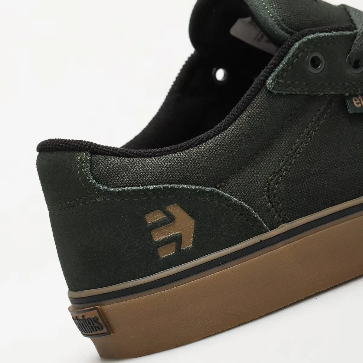 etnies-barge-ls-skate-schuh-low-top-green-gum image 7