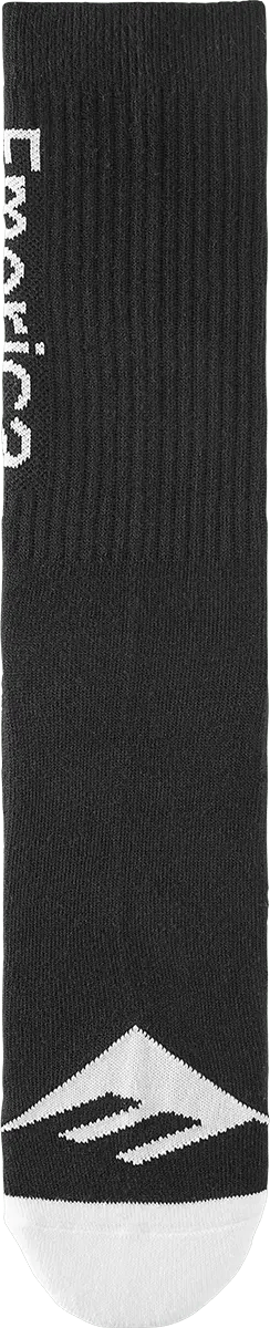 emerica-pure-crew-sock-socken-black-white image 2