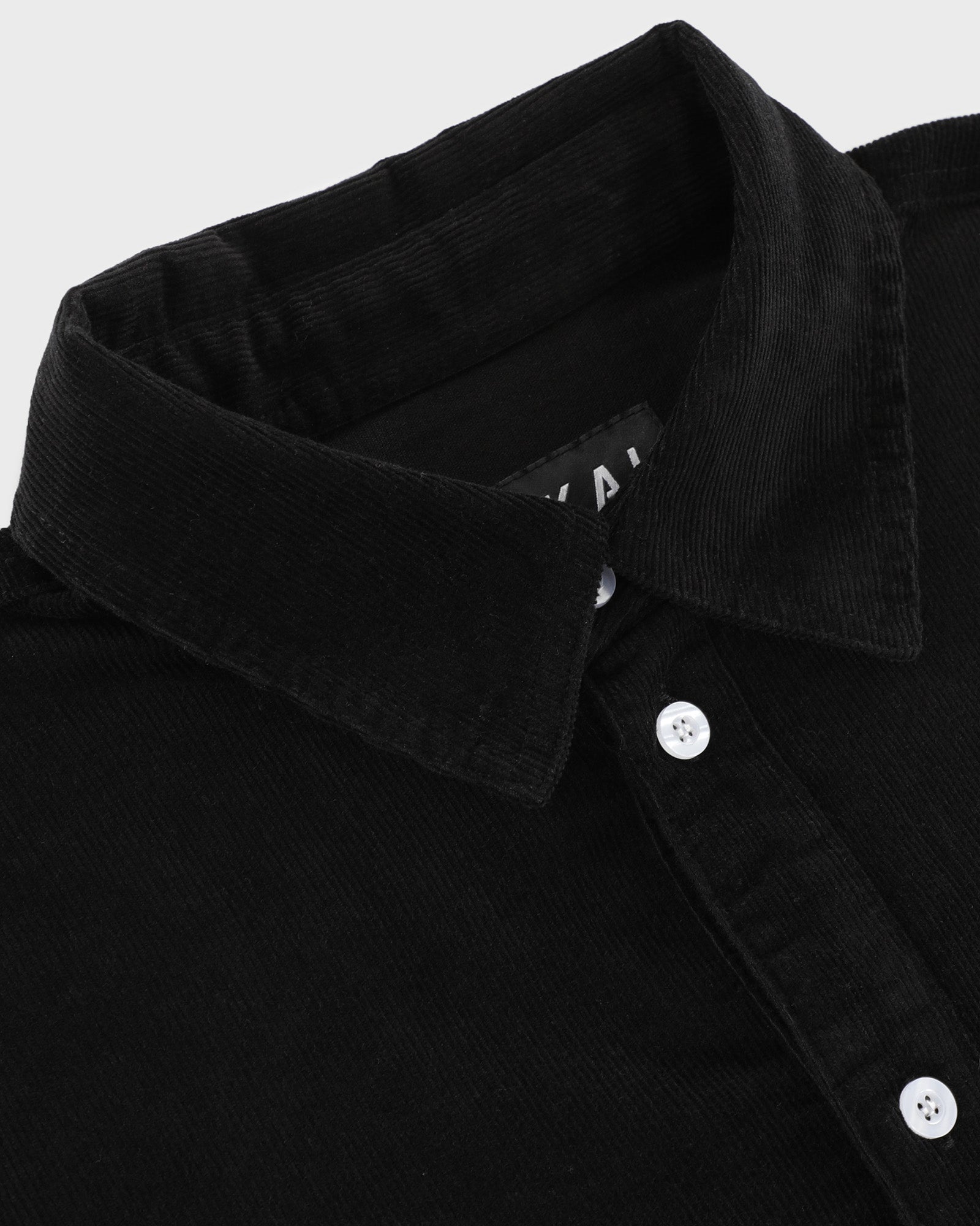 lakai-stacked-placket-corduroy-hemd-langarm-schwarz image 4