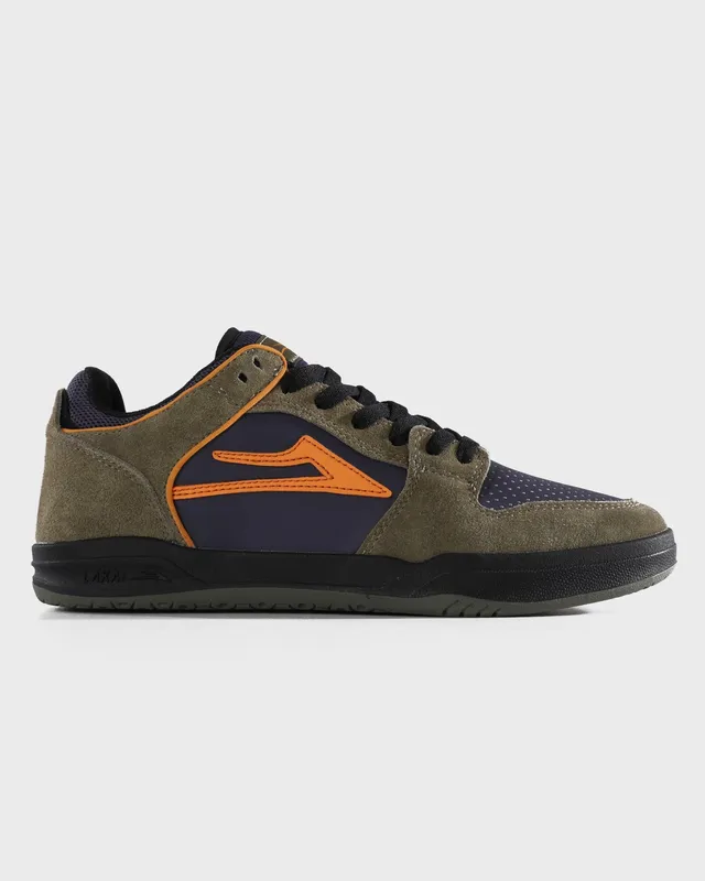 lakai-telford-low-skate-schuh-ivy-graystone-orange image 1