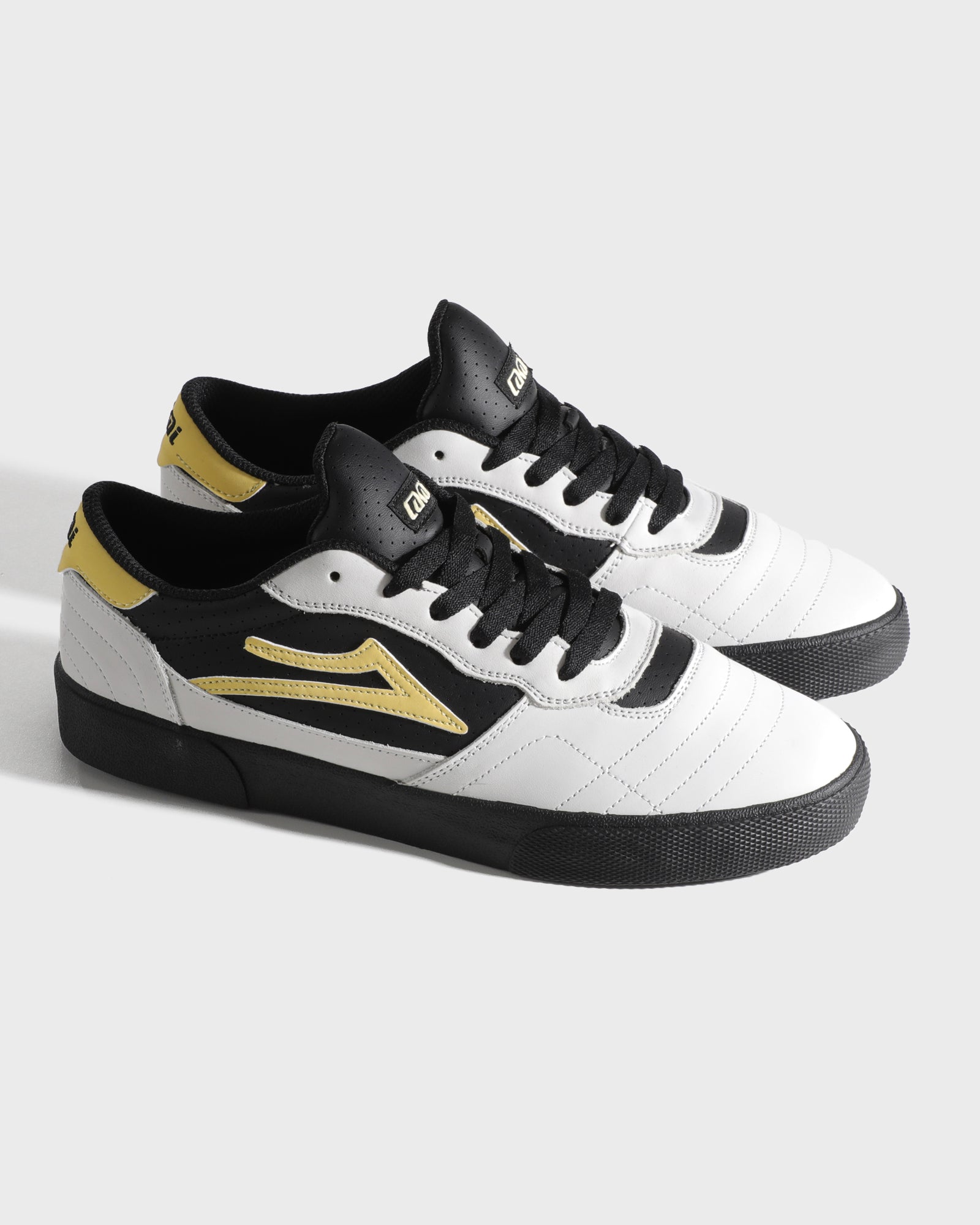 lakai-cambridge-white-banana-black image 2