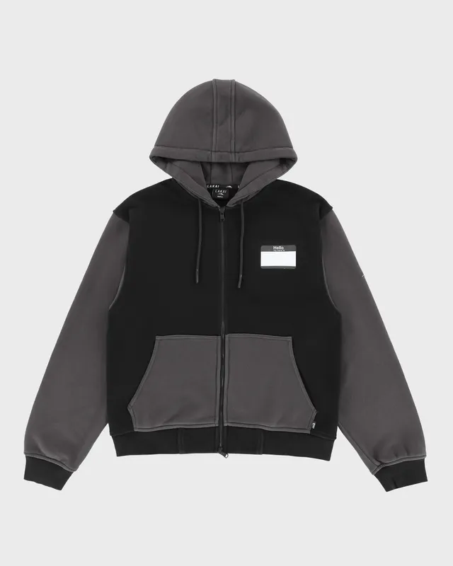 lakai-hello-my-name-is-zip-up-hoodie-schwarz image 1