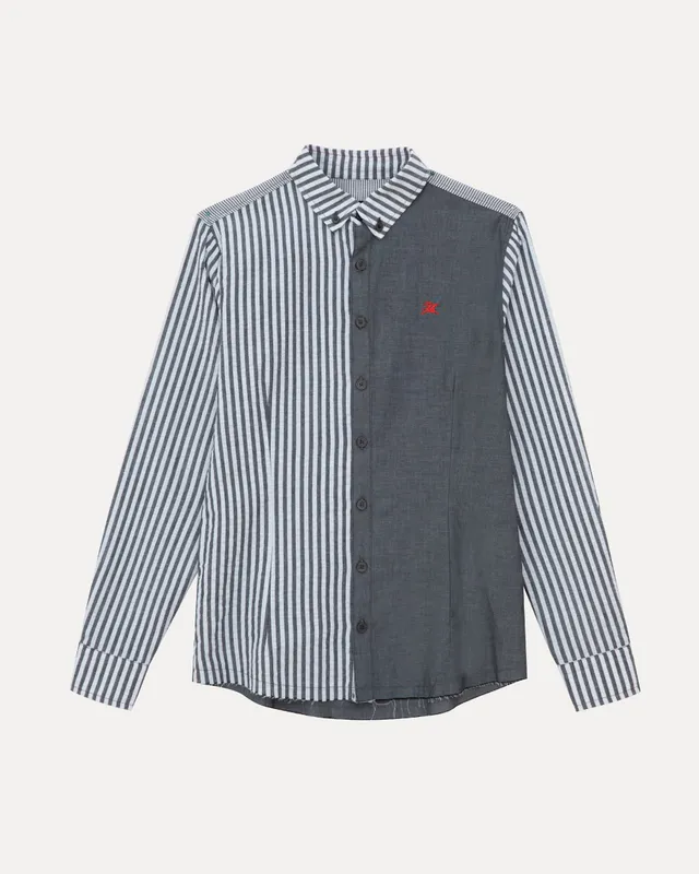 lakai-longsleeve-button-down-hemd-mixed-greys image 1