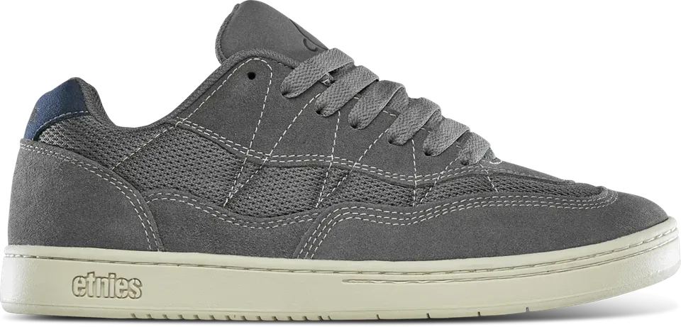 etnies-snake-chunky-skate-schuh-dark-grey-suede-mesh image 1