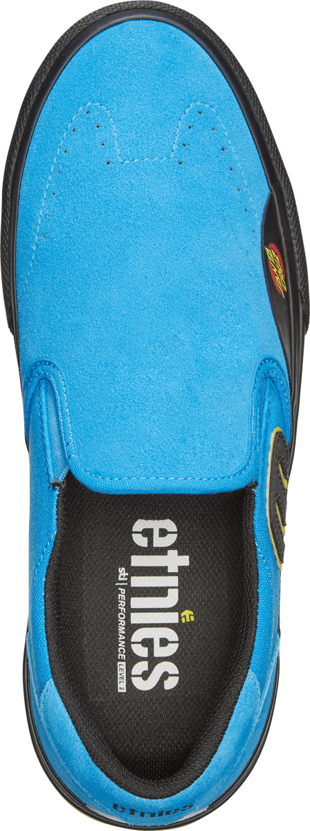 etnies-lo-cut-slip-x-santa-cruz-slip-on-blau image 2