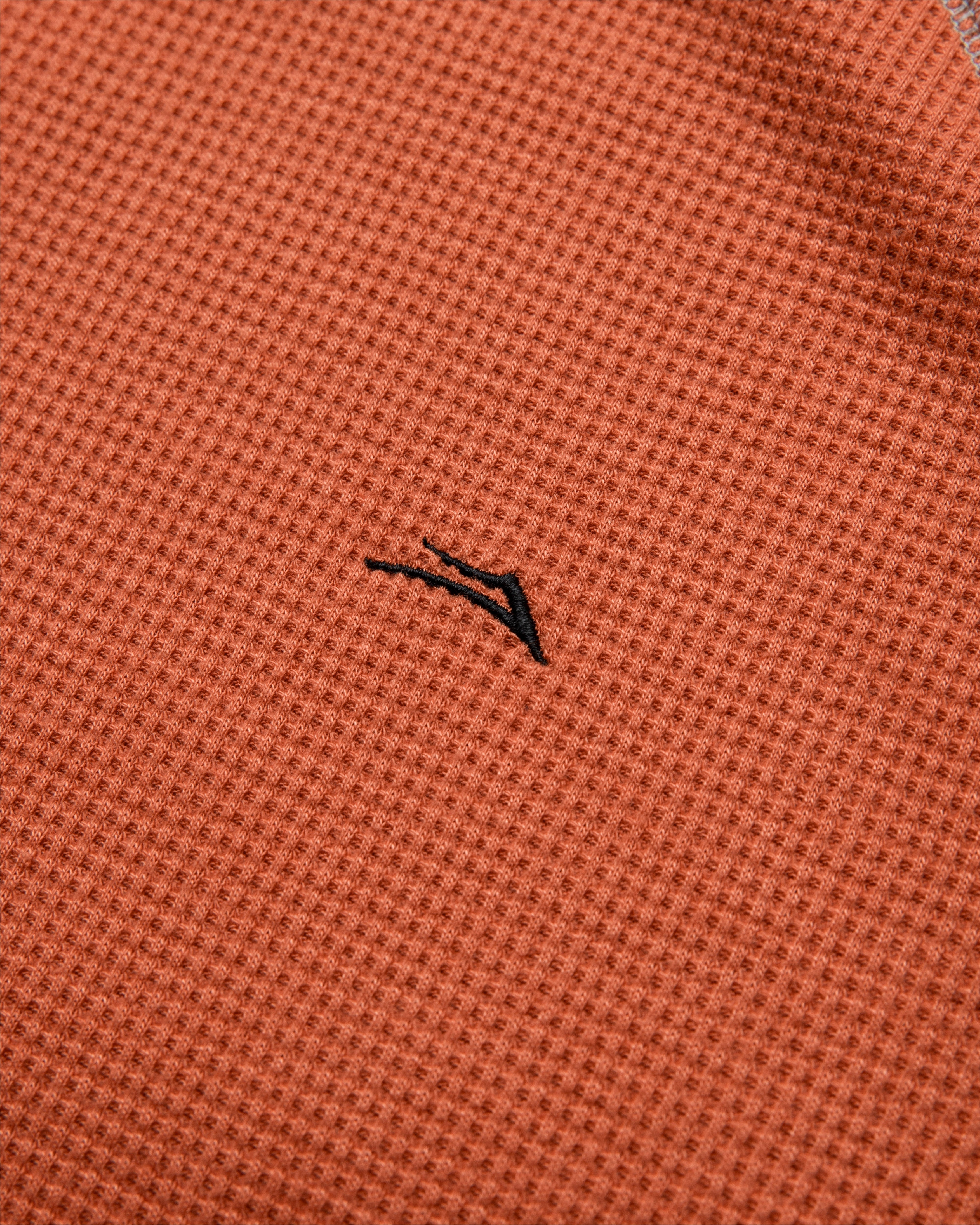 lakai-raglan-waffle-longsleeve-burnt-orange image 3