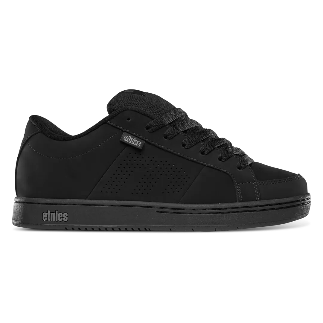 etnies-kingpin-skate-schuh-black-dirty-wash-suede image 1