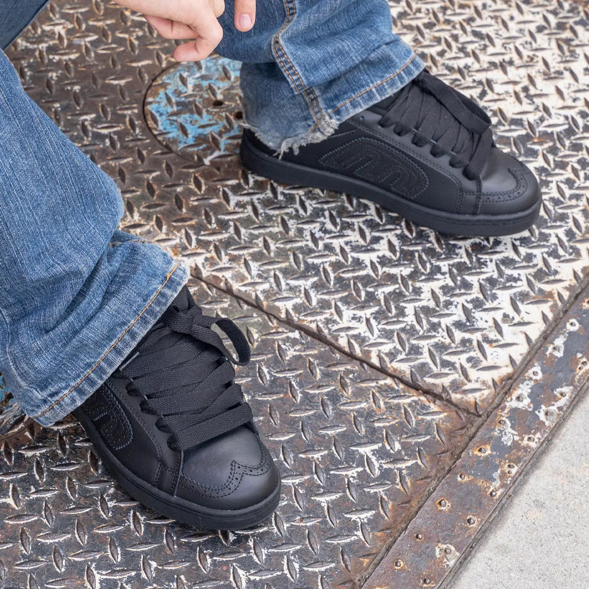 etnies-kingpin-wt-skate-schuh-black-black image 3