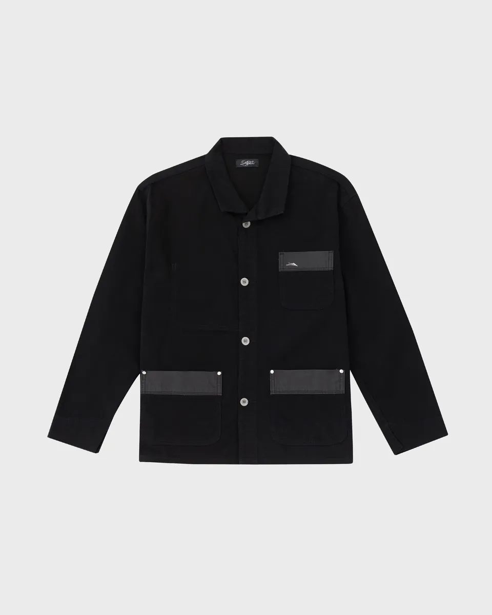 lakai-moleskin-chore-coat-jacke-schwarz image 1