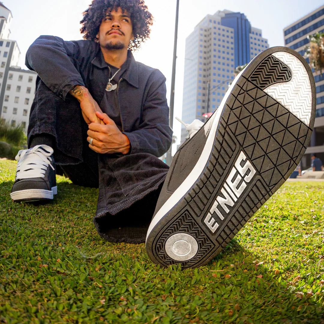 etnies-kingpin-2k-skate-schuhe-black-white image 4