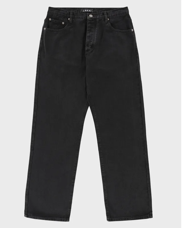 lakai-01-straight-leg-denims-black image 1