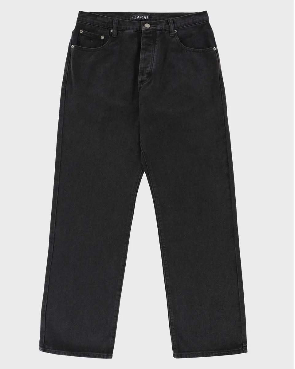 lakai-01-straight-leg-denims-black image 1