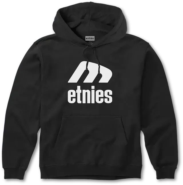 etnies-icon-e-kids-pullover-hoodie-black-white image 1