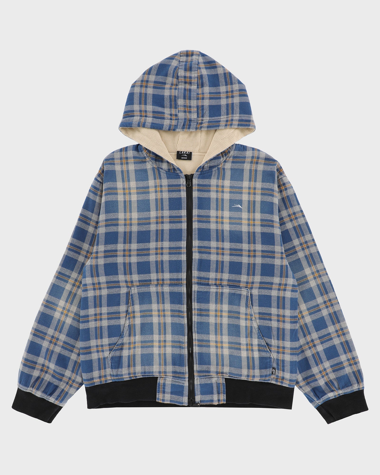 lakai-thermal-lined-plaid-zip-up-flanelljacke image 1